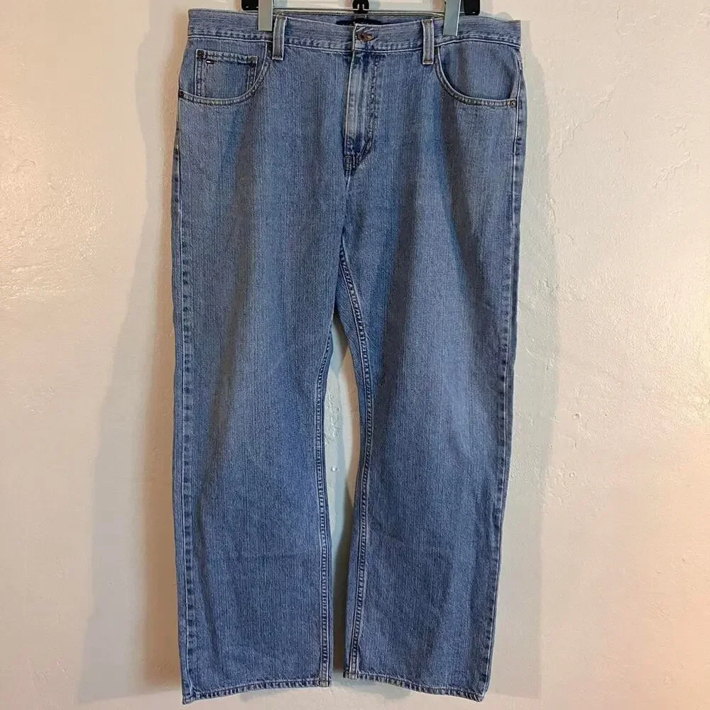 Tommy Hilfiger Jeans‎ Light Wash Blue Denim Relaxed Fit